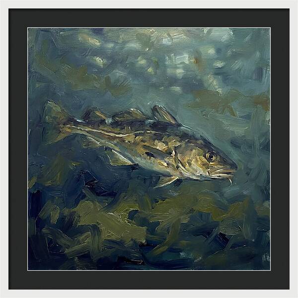 Cod Swimming In Water