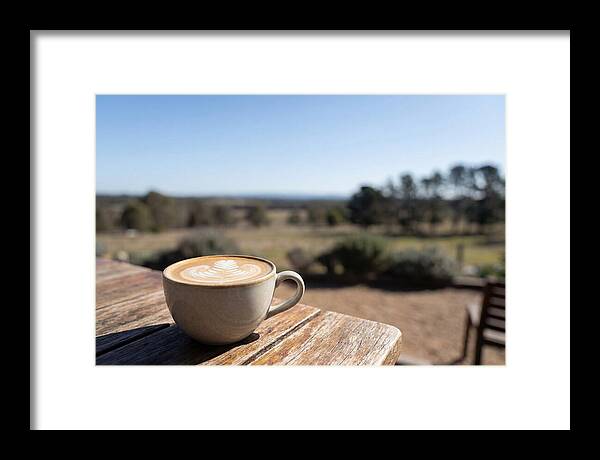 Coffee Cup With Latte Art