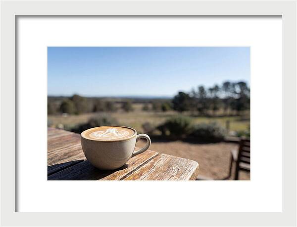 Coffee Cup With Latte Art