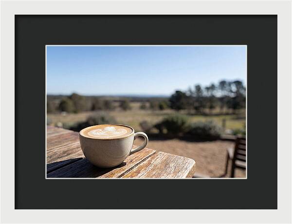 Coffee Cup With Latte Art