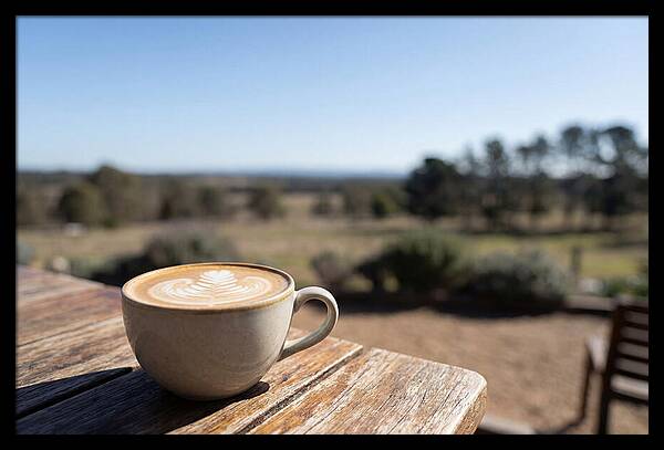 Coffee Cup With Latte Art