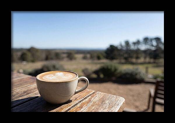 Coffee Cup With Latte Art