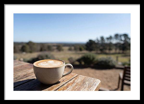 Coffee Cup With Latte Art