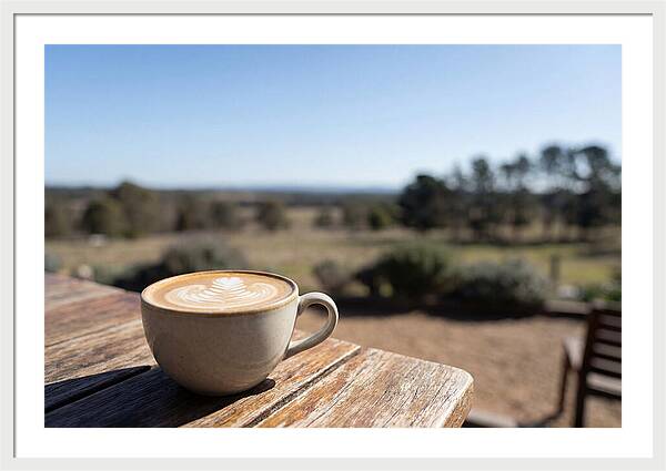 Coffee Cup With Latte Art