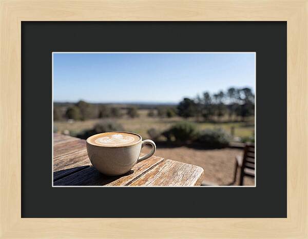 Coffee Cup With Latte Art