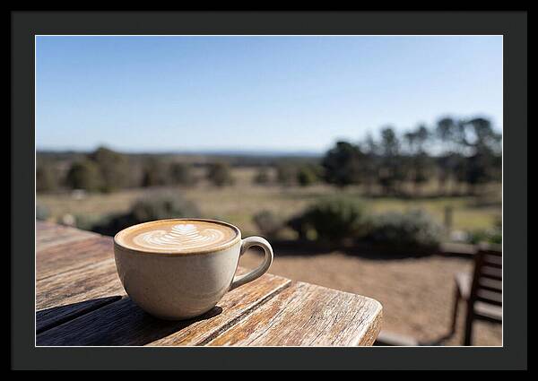 Coffee Cup With Latte Art