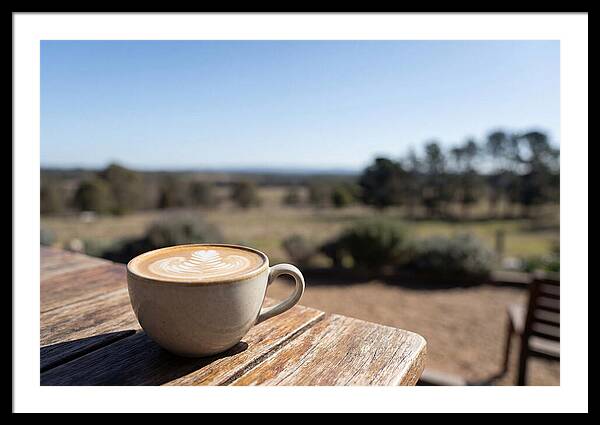 Coffee Cup With Latte Art