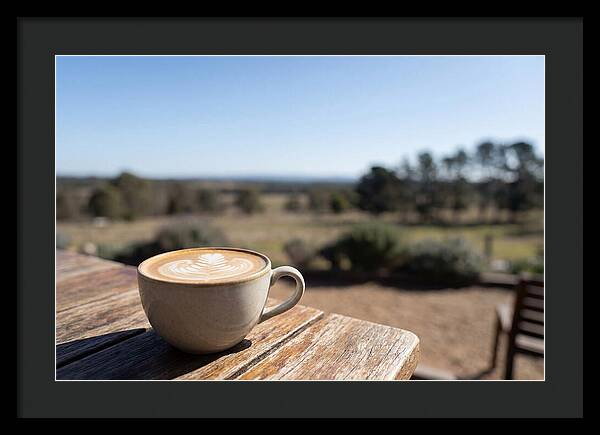 Coffee Cup With Latte Art