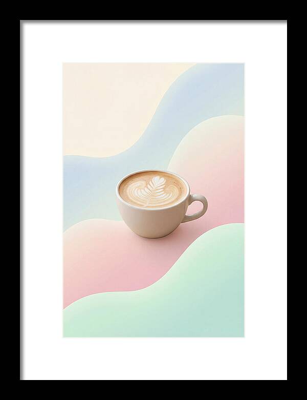 Coffee Cup With Latte Art