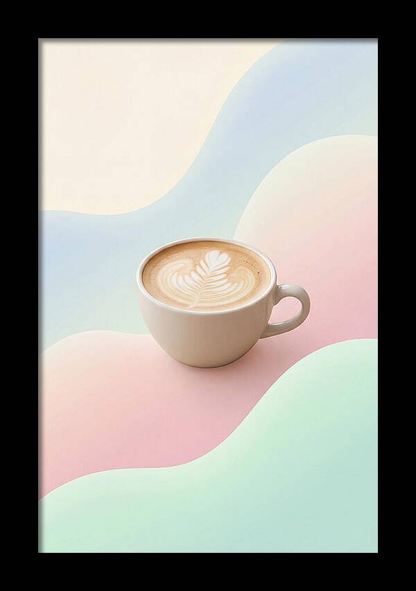 Coffee Cup With Latte Art