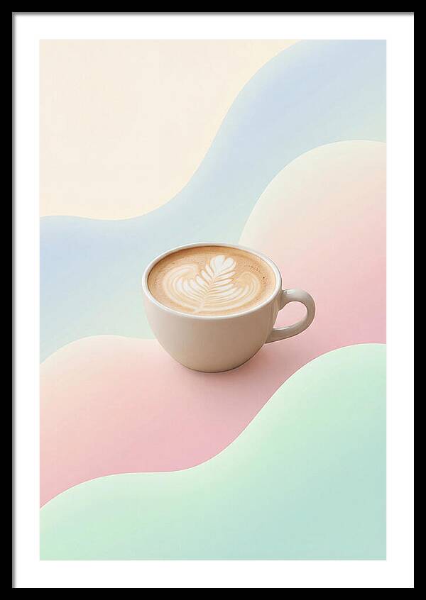 Coffee Cup With Latte Art