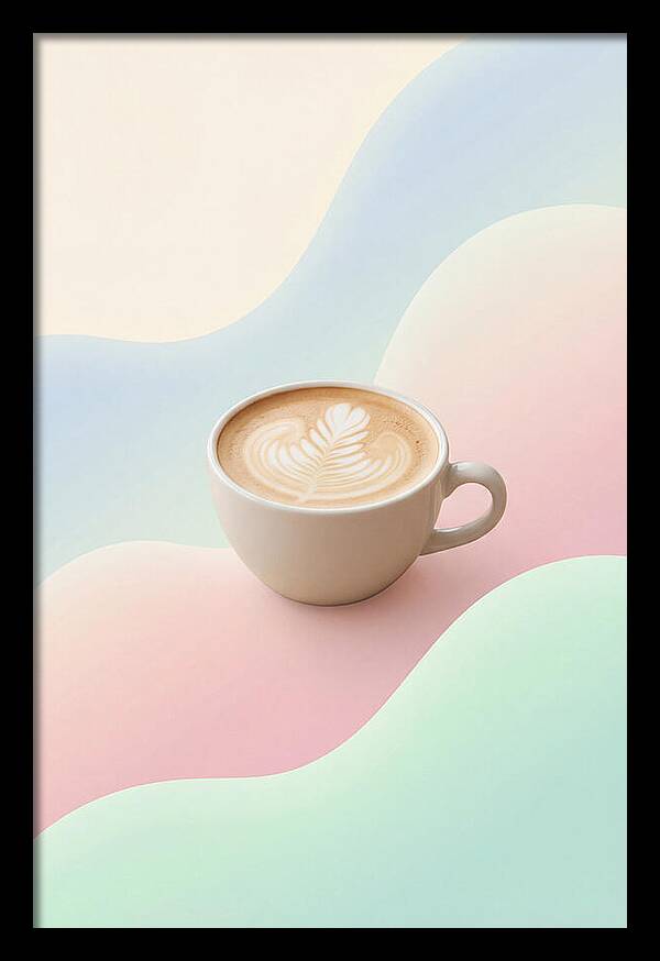 Coffee Cup With Latte Art