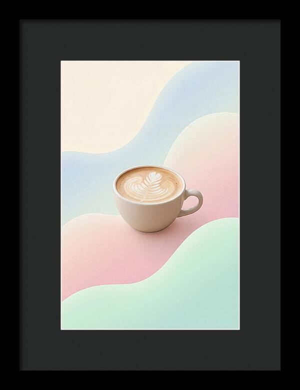 Coffee Cup With Latte Art