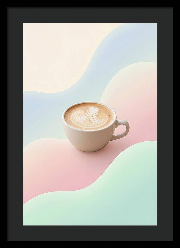 Coffee Cup With Latte Art
