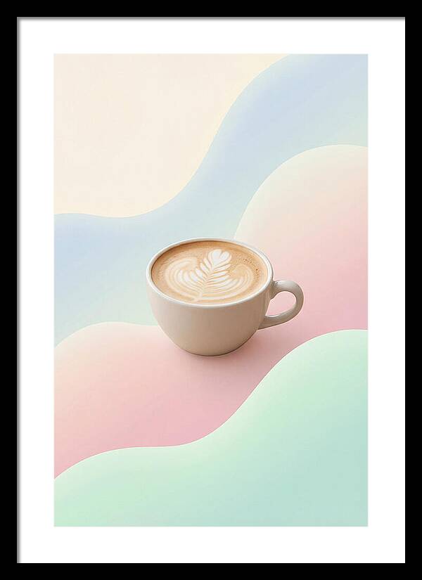 Coffee Cup With Latte Art