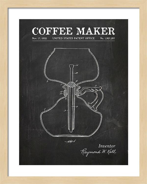 Coffee Maker Chalkboard Patent Us1927287a