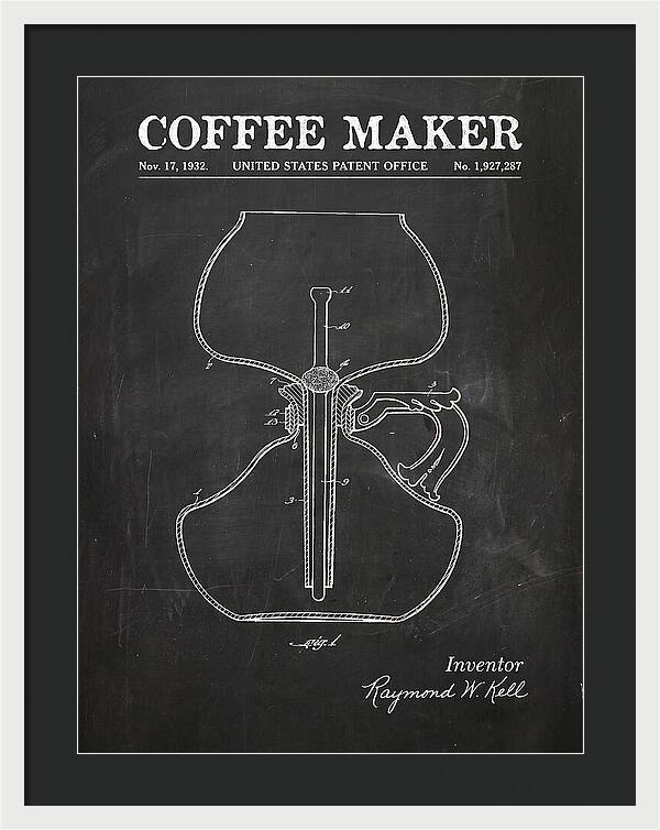Coffee Maker Chalkboard Patent Us1927287a