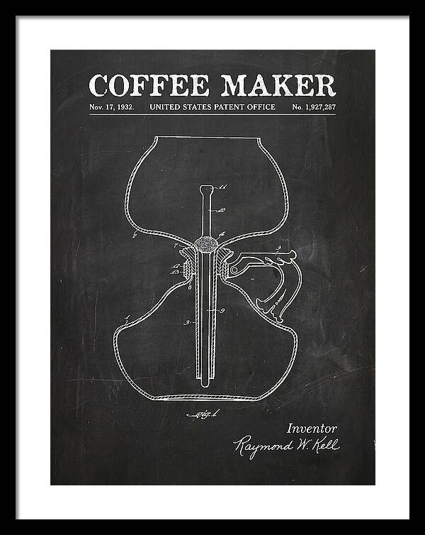 Coffee Maker Chalkboard Patent Us1927287a