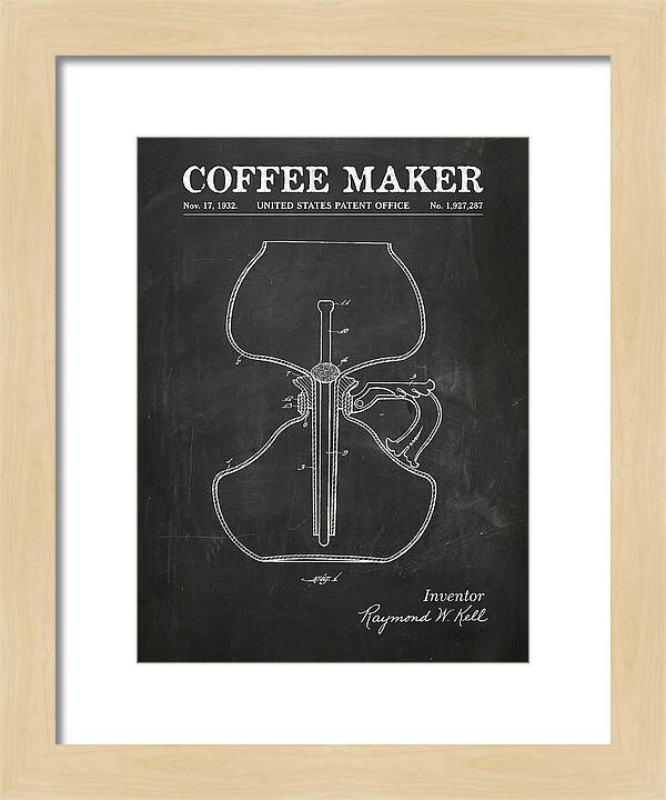 Coffee Maker Chalkboard Patent Us1927287a