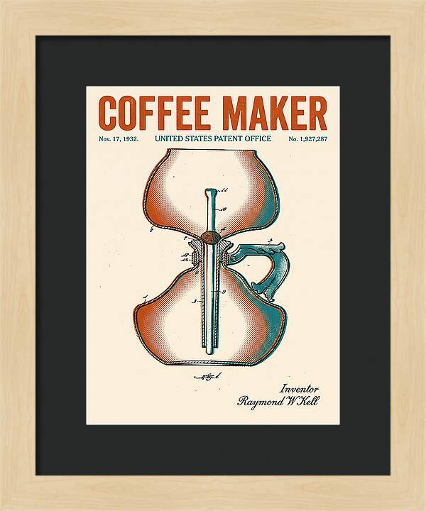 Coffee Maker Retro Patent Us1927287a