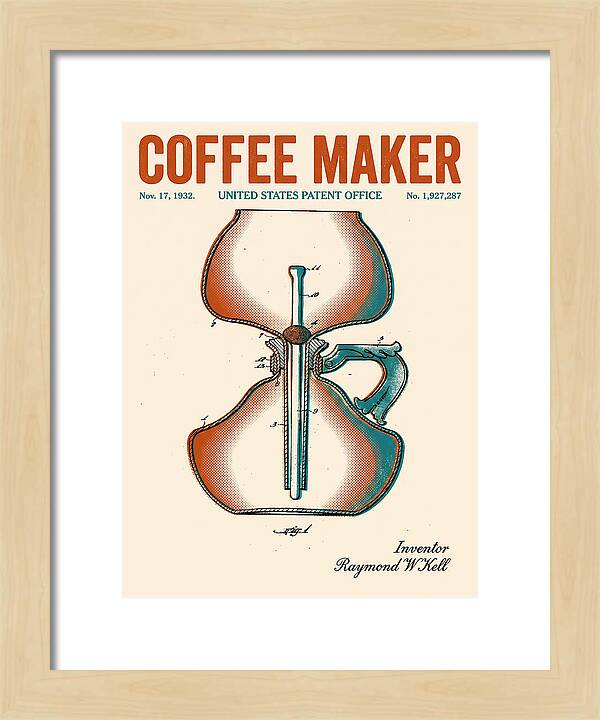 Coffee Maker Retro Patent Us1927287a
