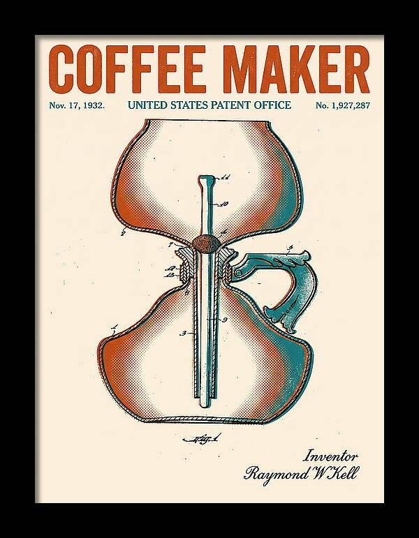 Coffee Maker Retro Patent Us1927287a