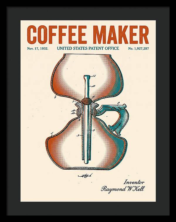Coffee Maker Retro Patent Us1927287a
