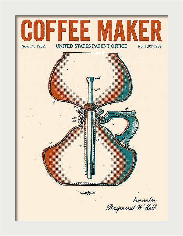 Coffee Maker Retro Patent Us1927287a