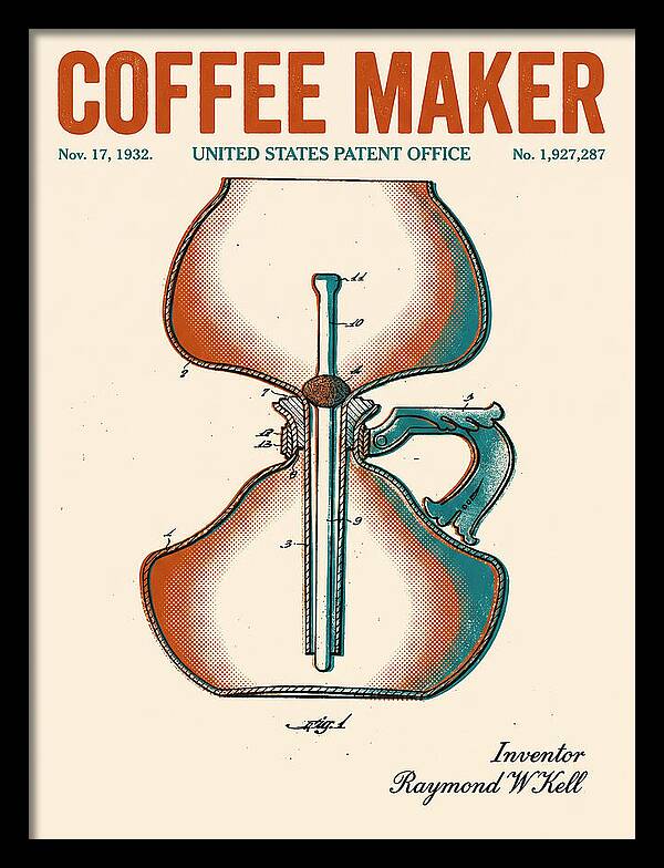 Coffee Maker Retro Patent Us1927287a