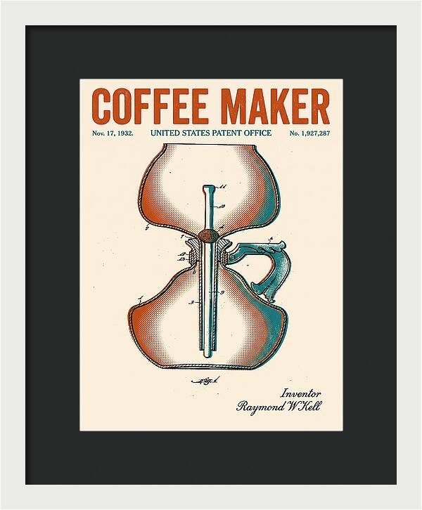 Coffee Maker Retro Patent Us1927287a