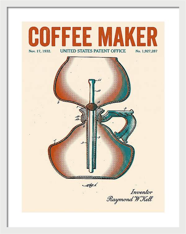 Coffee Maker Retro Patent Us1927287a