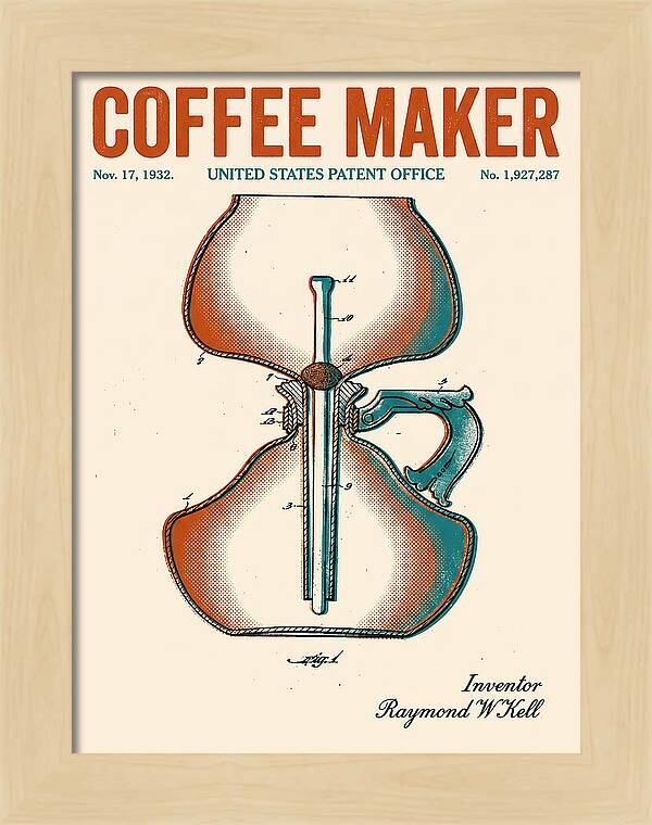 Coffee Maker Retro Patent Us1927287a