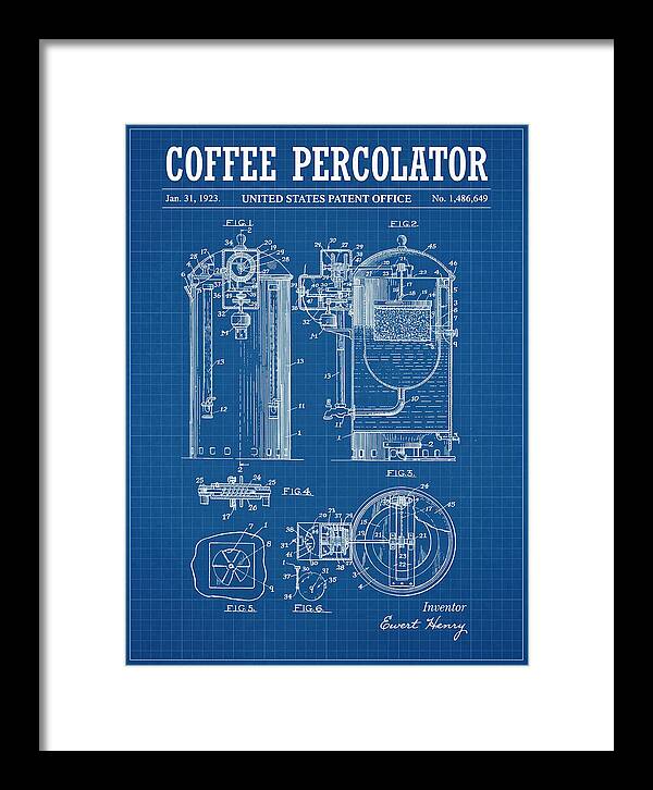 Coffee Percolator Blueprint Patent Us1486649a
