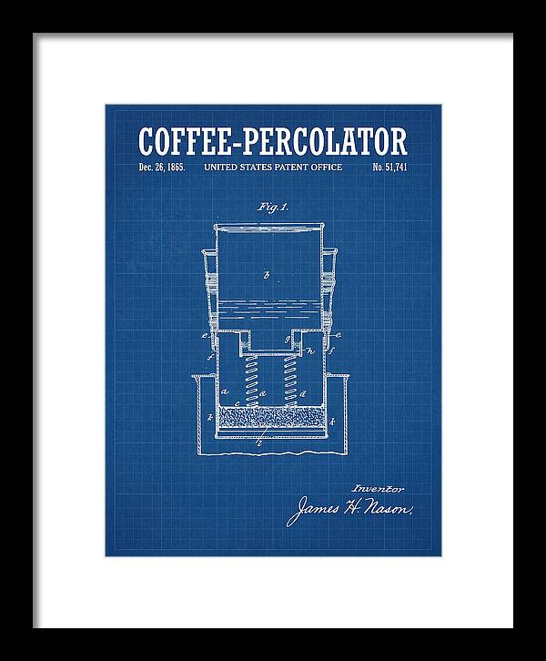 Coffee Percolator Blueprint Patent Us51741a