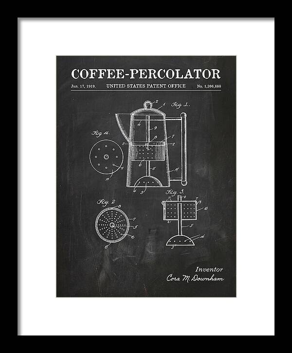 Coffee Percolator Chalkboard Patent Us1306688a