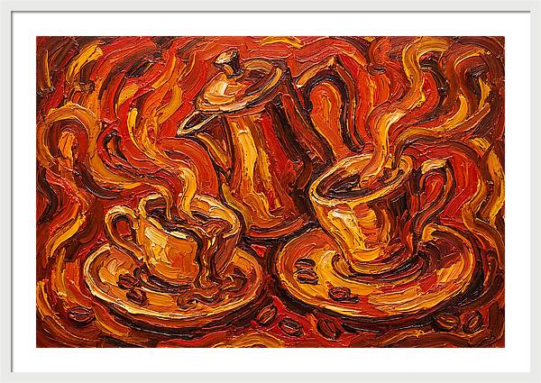Coffee Still Life Expressionism