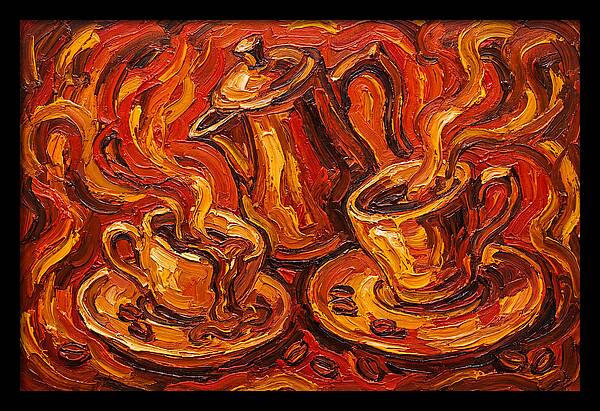 Coffee Still Life Expressionism
