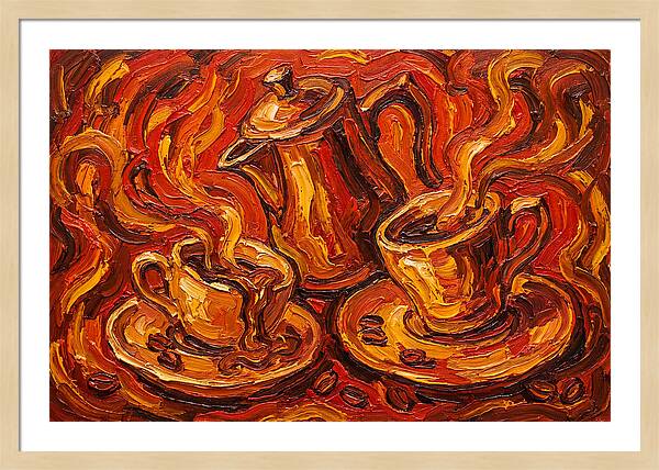 Coffee Still Life Expressionism