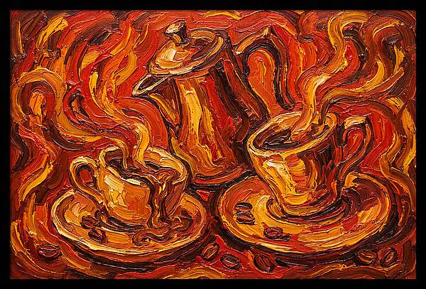 Coffee Still Life Expressionism