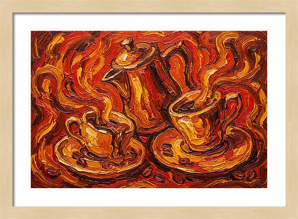Coffee Still Life Expressionism