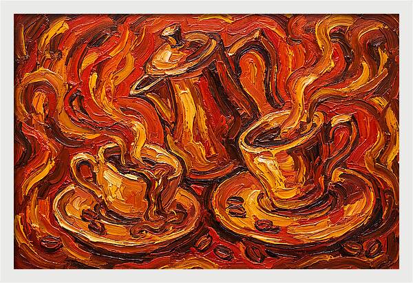 Coffee Still Life Expressionism