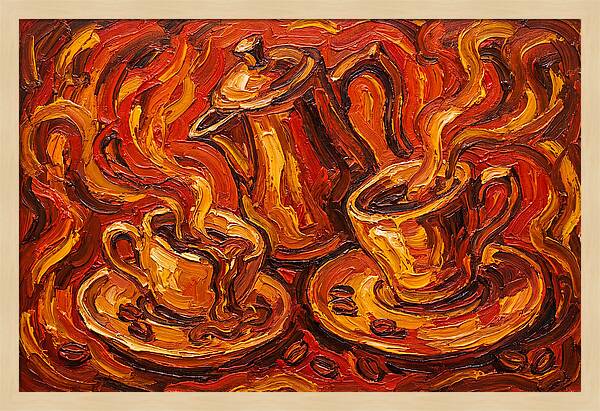 Coffee Still Life Expressionism