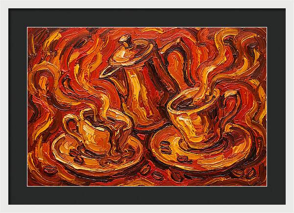 Coffee Still Life Expressionism
