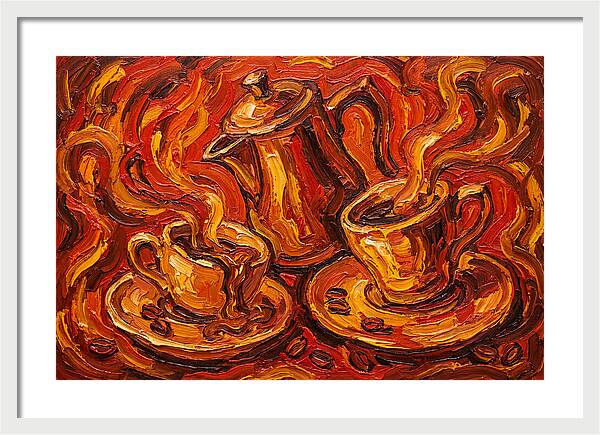 Coffee Still Life Expressionism
