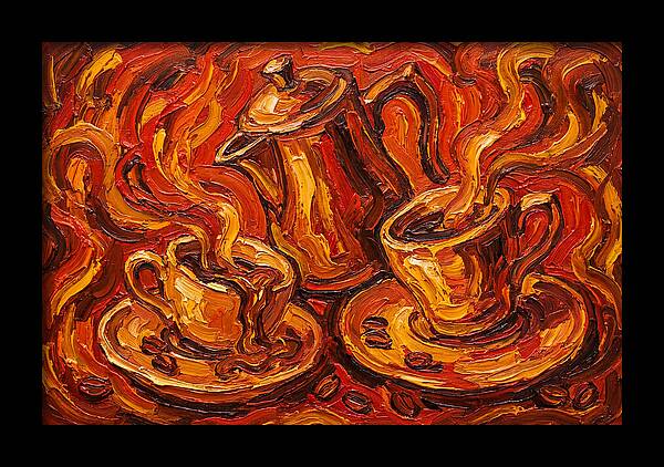 Coffee Still Life Expressionism
