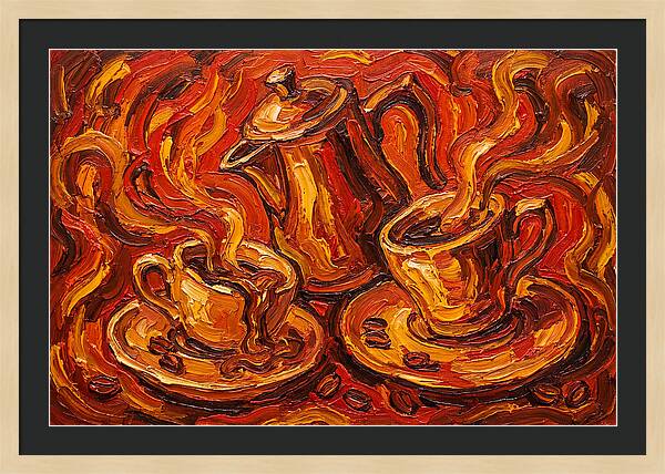 Coffee Still Life Expressionism