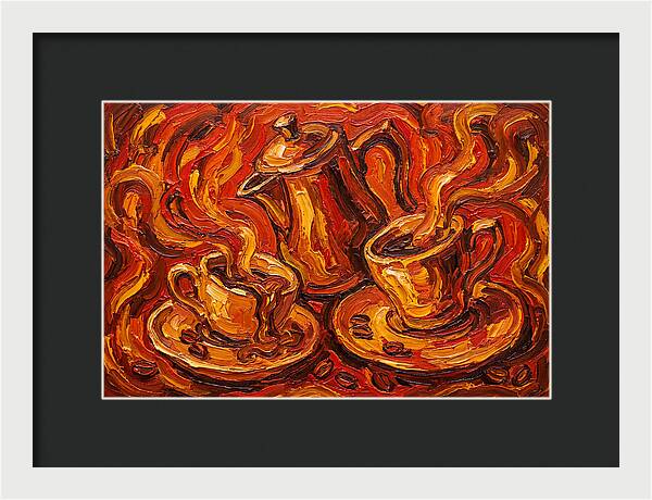 Coffee Still Life Expressionism