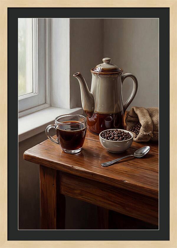 Coffee Still Life Serenity