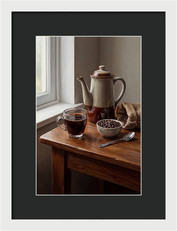 Coffee Still Life Serenity