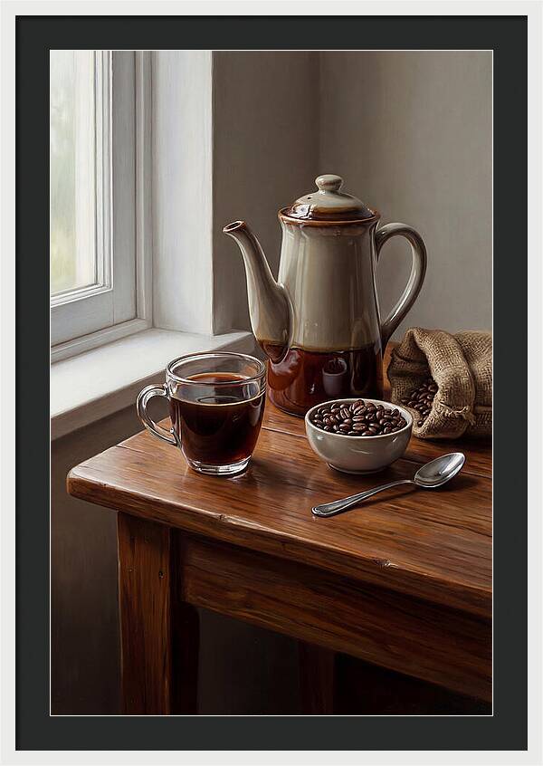 Coffee Still Life Serenity